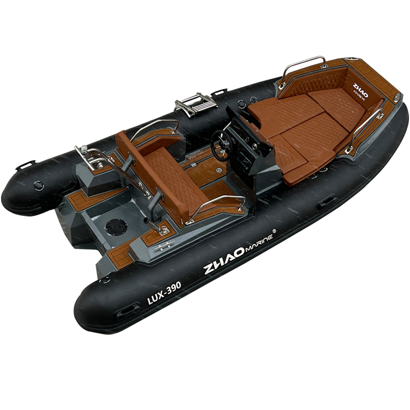 13ft LUX Rib Boat390 عالية الس - مراجعة Fishing Boat Aluminum وسعره