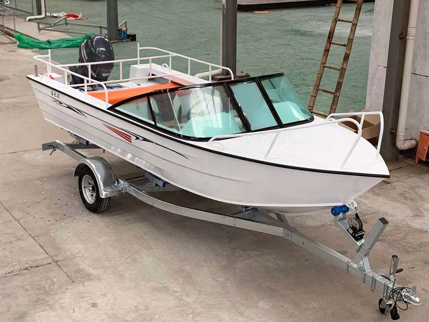 قارب سريع من الألومنيوم ، قوار - مراجعة Fishing Boat Fiberglass وسعره