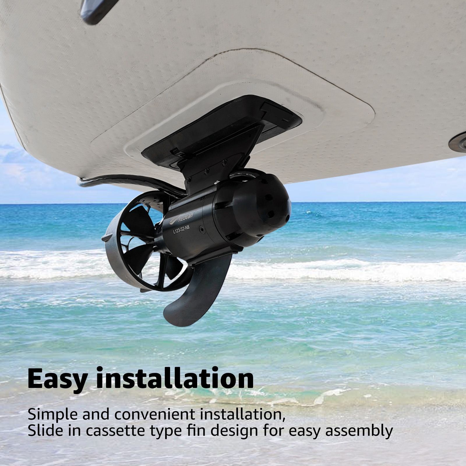 محرك كهربائي تحت الماء 380 واط - مراجعة Fishing Boat Trolling Motor وسعره