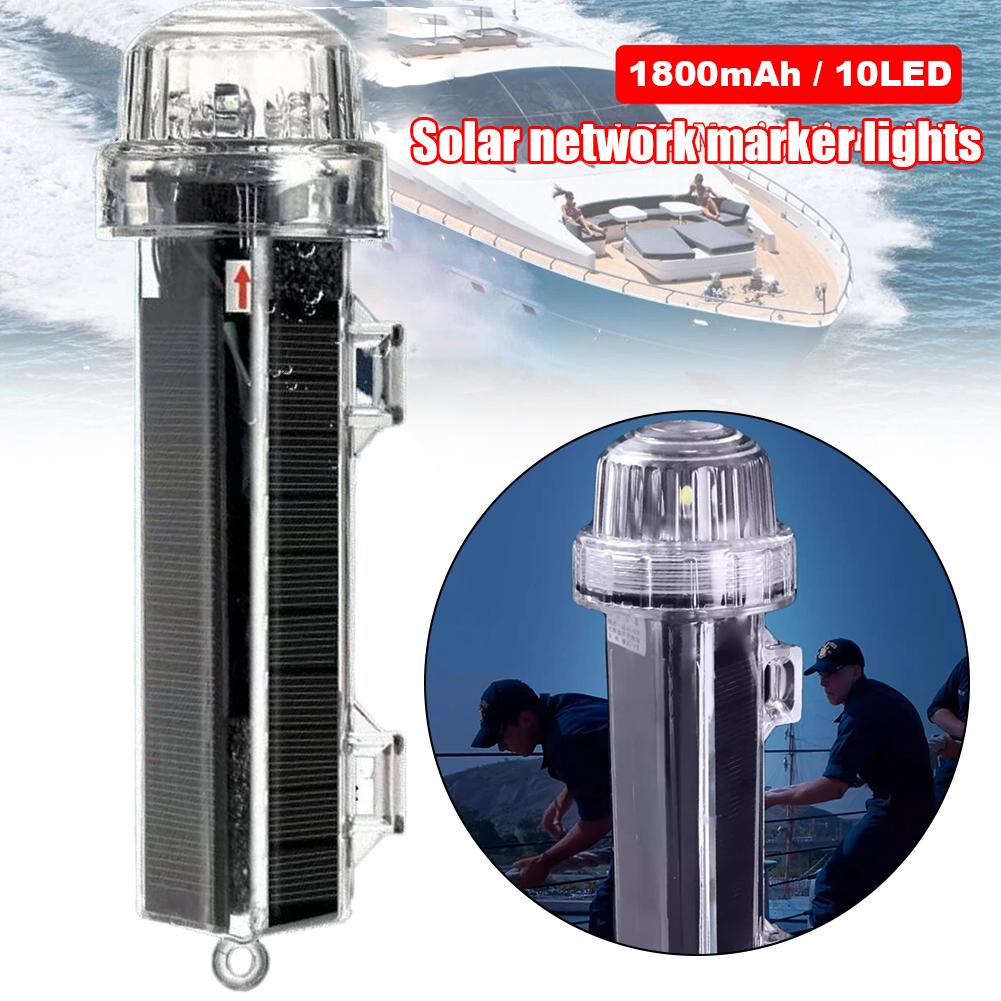 جديد الشمسية المحيط مصباح إشار - مراجعة Fishing Boat Navigation Light وسعره