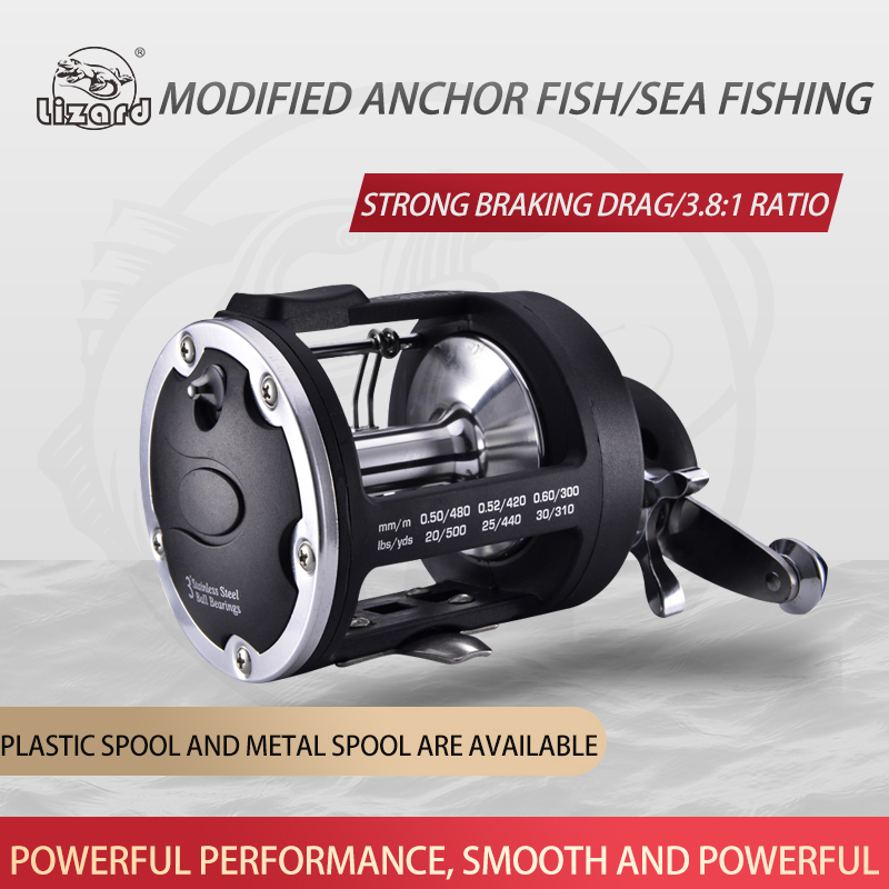 بكرة صيد ليزارد TSSD للصيد في  - مراجعة Fishing Boat Steering Wheel وسعره