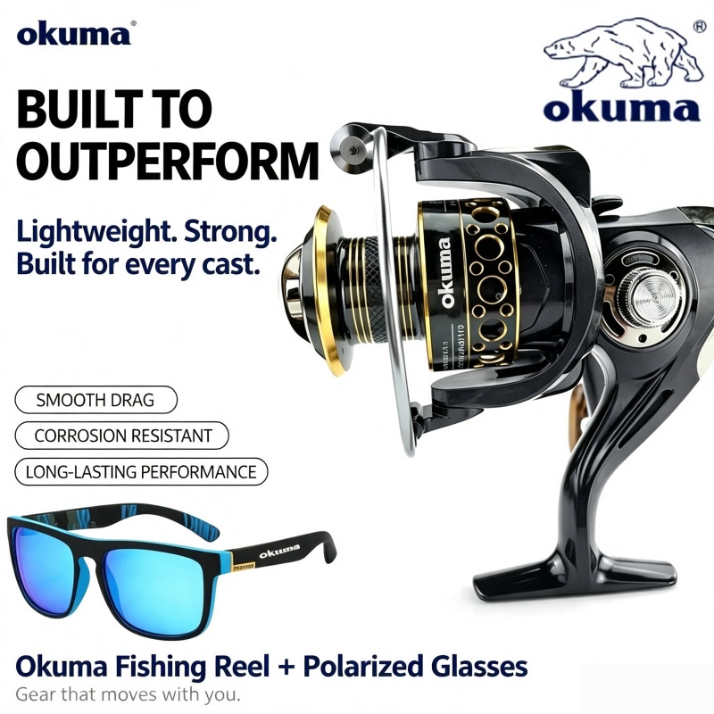 بكرة صيد OKUMA-Spinning، بكرة  - مراجعة Fishing Boat Steering Wheel وسعره