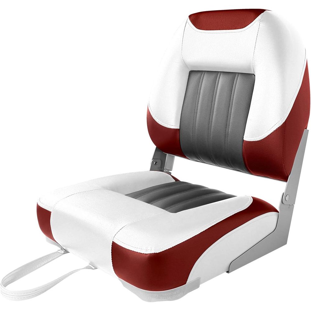 مقعد قارب فاخر قابل للطي بظهر  - مراجعة Fishing Boat Seat وسعره