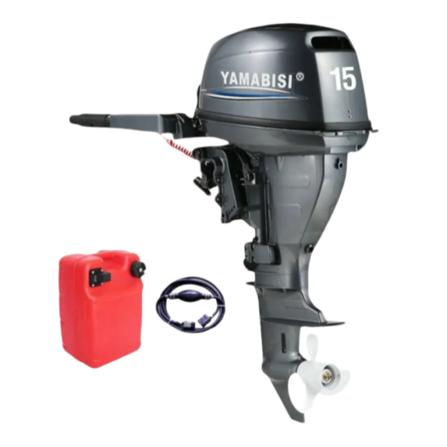 محرك يامابيسي خارجي رباعي الأش - مراجعة Fishing Boat Outboard Motor وسعره