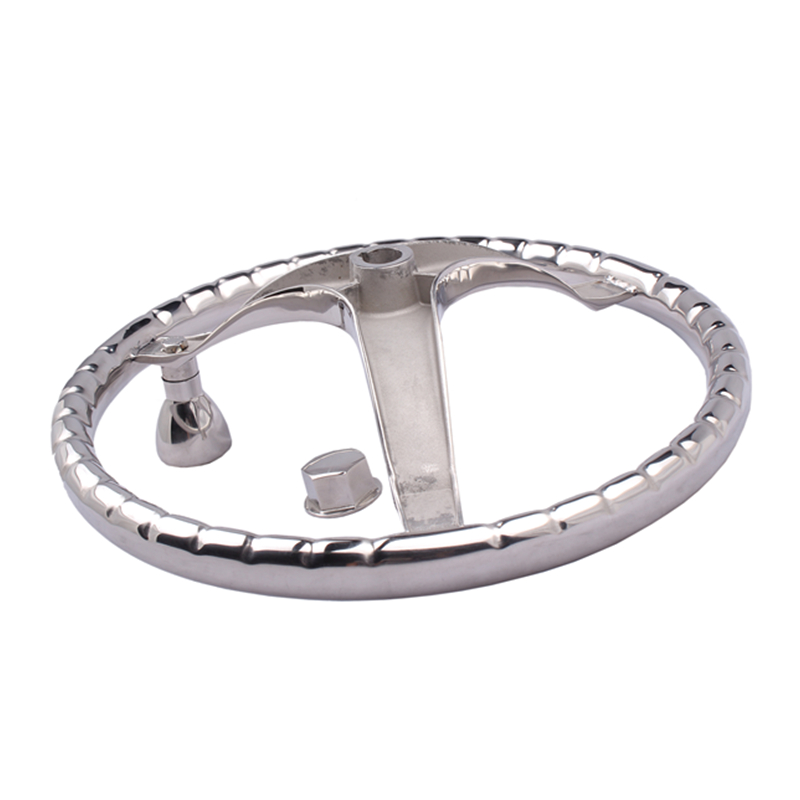 حافة توجيه من الفولاذ المقاوم  - مراجعة Fishing Boat Steering Wheel وسعره